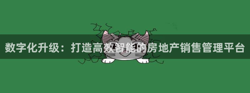 新宝5玩法：数字化升级：打造高效智能的房地产销售管理平台