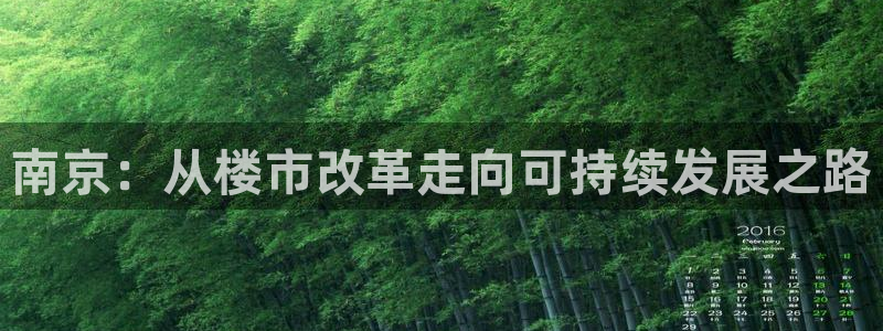 新宝5网：南京：从楼市改革走向可持续发展之路