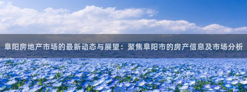 新宝5平台注册：阜阳房地产市场的最新动态与展望：聚焦阜阳市的