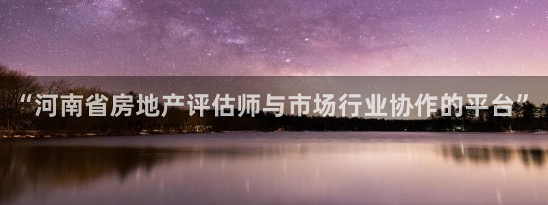 新宝5娱乐招商：“河南省房地产评估师与市场行业协作的平台”