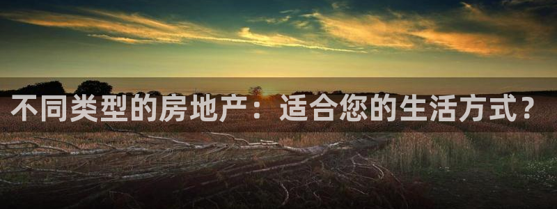 p5r新宝魔：不同类型的房地产：适合您的生活方式？
