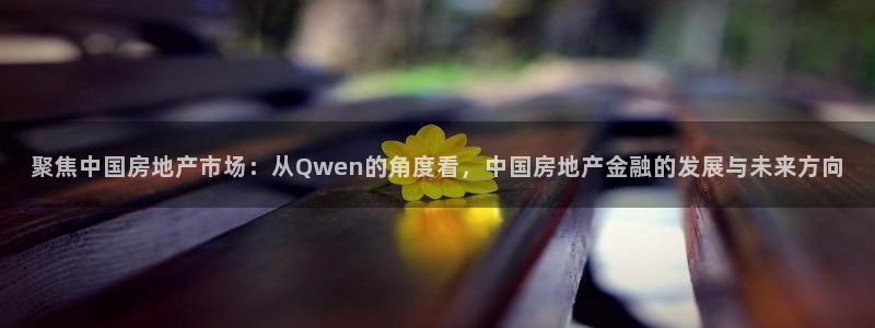 新宝5官方网站：聚焦中国房地产市场：从Qwen的角度看，中国