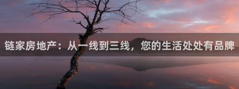 新宝5日谢29999：链家房地产：从一线到三线，您的生活处处