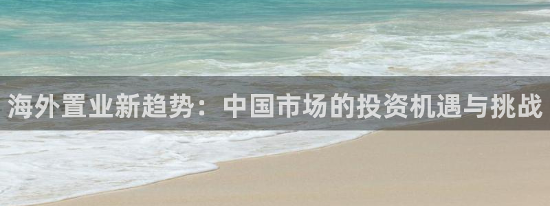 新宝5登录界面：海外置业新趋势：中国市场的投资机遇与挑战