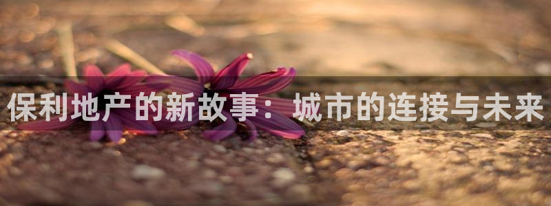 新宝5开好：保利地产的新故事：城市的连接与未来