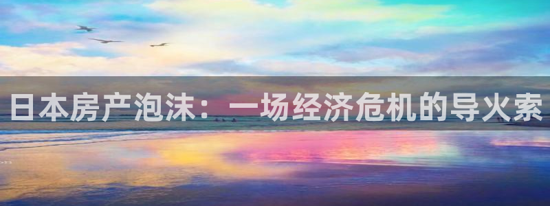 新宝5d：日本房产泡沫：一场经济危机的导火索