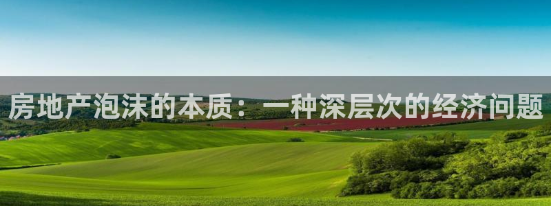 5新宝：房地产泡沫的本质：一种深层次的经济问题