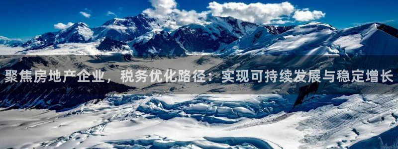 新宝5注册首页：聚焦房地产企业，税务优化路径：实现可持续发展