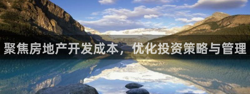 新宝5链接：聚焦房地产开发成本，优化投资策略与管理