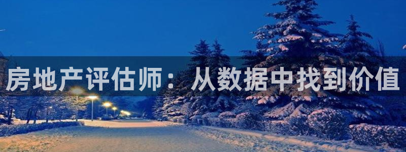 新宝5登陆：房地产评估师：从数据中找到价值