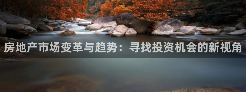 新宝5找找74OOO5：房地产市场变革与趋势：寻找投资机会的