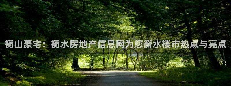 新宝5电脑：衡山豪宅：衡水房地产信息网为您衡水楼市热点与亮点