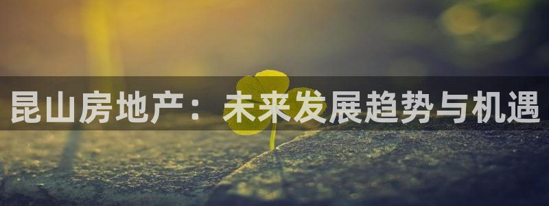 新宝5平台注册：昆山房地产：未来发展趋势与机遇