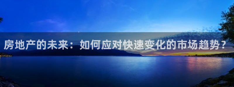 新宝xb5：房地产的未来：如何应对快速变化的市场趋势？