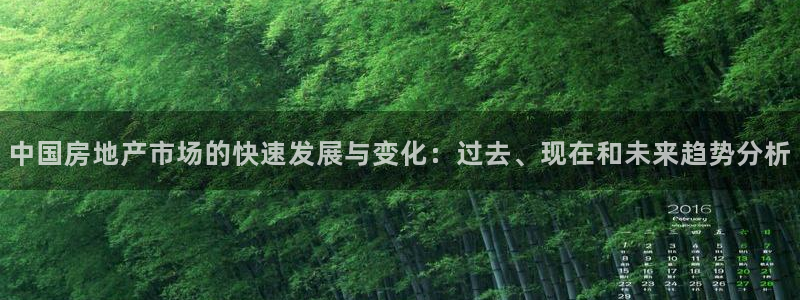 新宝5地址：中国房地产市场的快速发展与变化：过去、现在和未来
