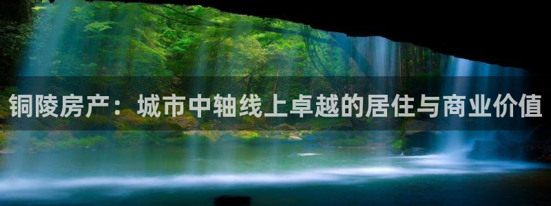 新宝5源码：铜陵房产：城市中轴线上卓越的居住与商业价值