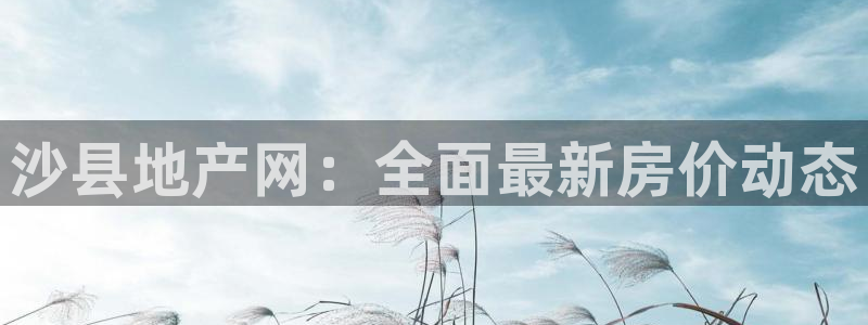 新宝5官网霸：沙县地产网：全面最新房价动态