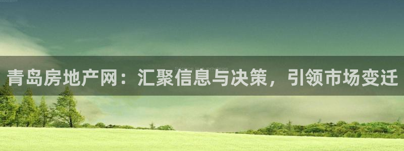 新宝5浗维33 300：青岛房地产网：汇聚信息与决策，引领市
